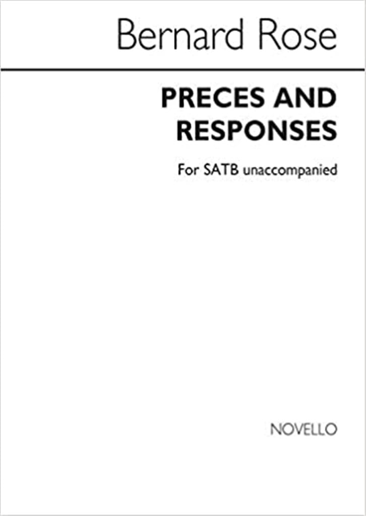 Preces And Responses Congregational Part